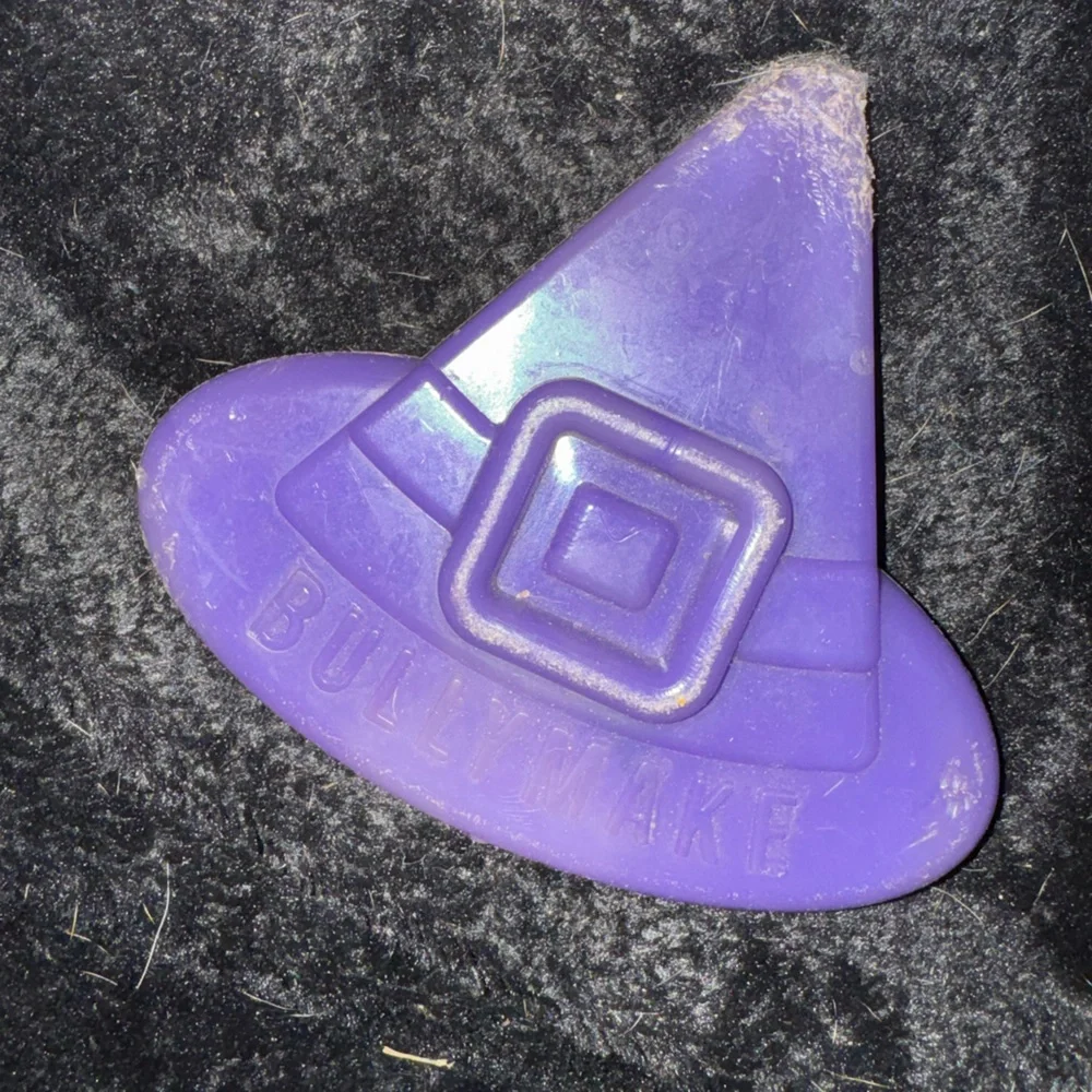 Bullymake solid nylon witches hat L dog toy Halloween purple Witch hat